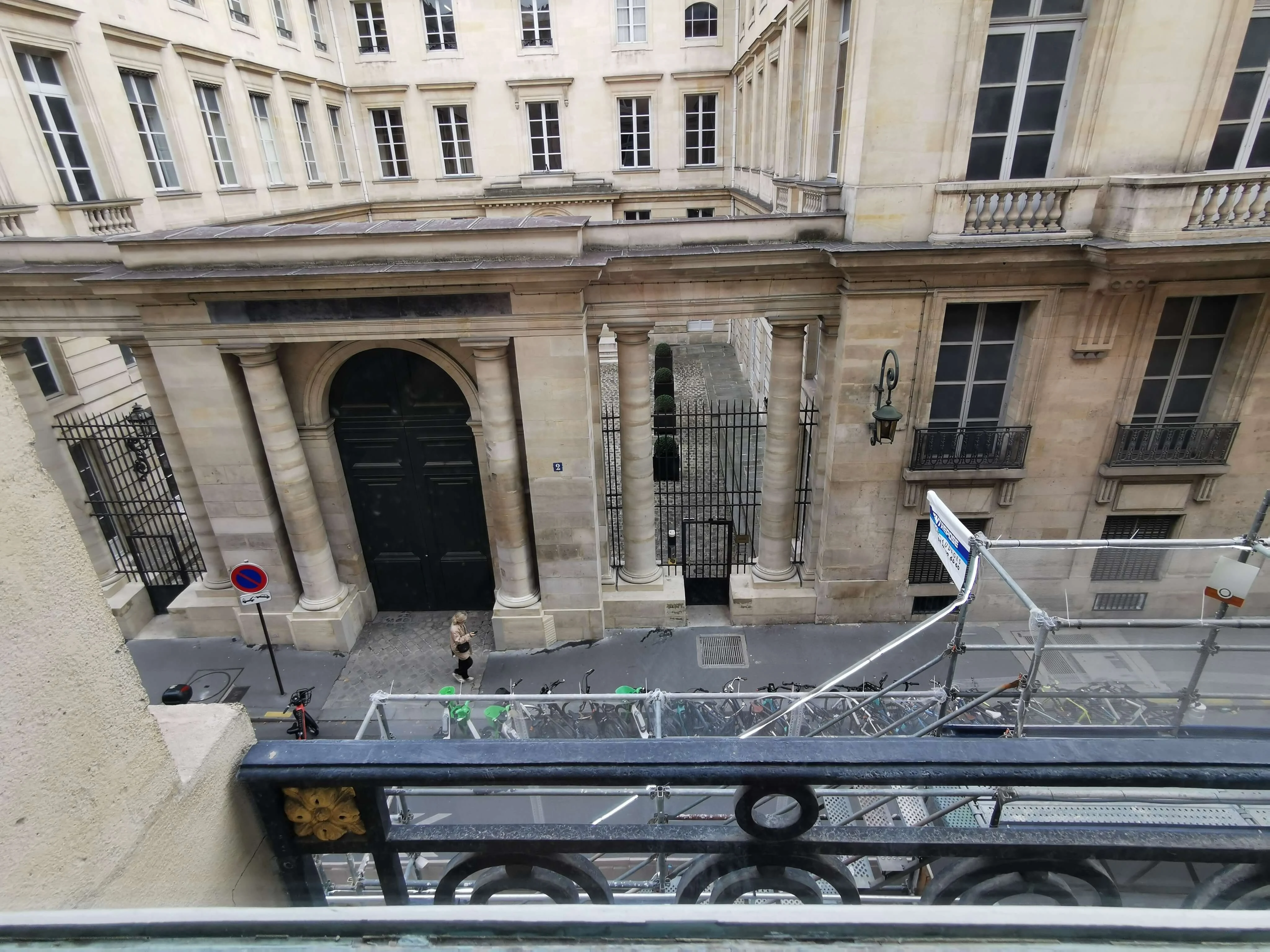 Paris 15 vue de l hotel de la marine